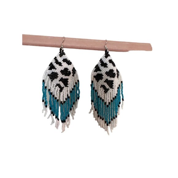 Jewelry - Beaded boho festival earrings